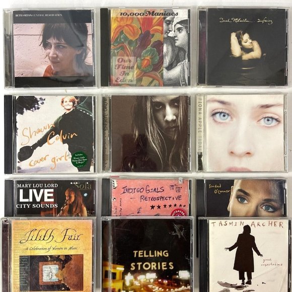 Media 9s Female Artists 12 Cd Lot Sinead Colvin Indigo Lilith
